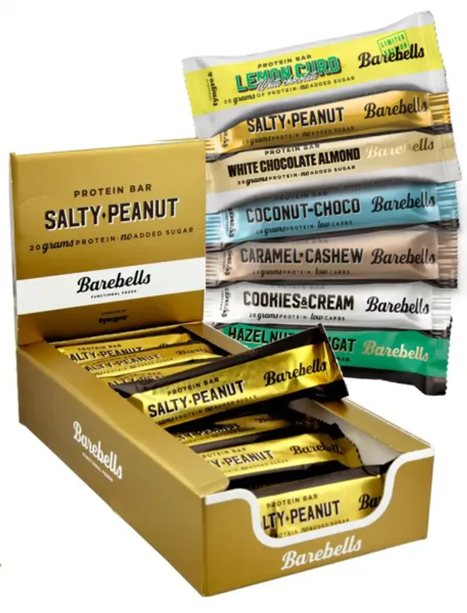 Barebells Protein Bar 12stk 55g // Barebells Fitnessgrossisten